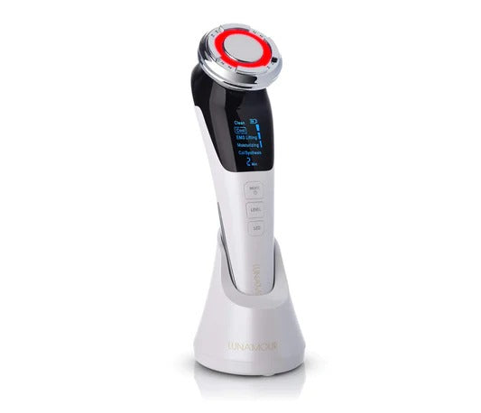 EMS Microcurrent Facial Massager with LED Light Therapy